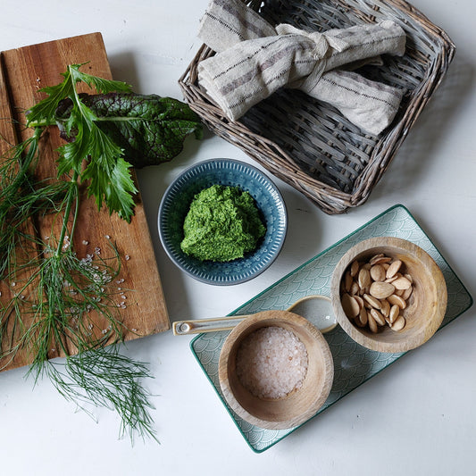 FENCHELPESTO MIT MANDELN