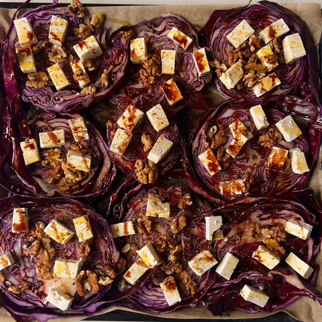 GEBACKENER ROTKOHL MIT HONIG