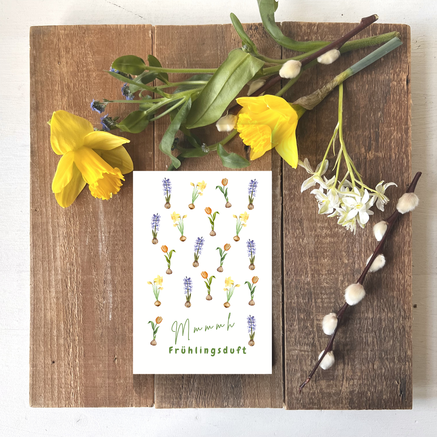 Frühlingsduft Klappkarte