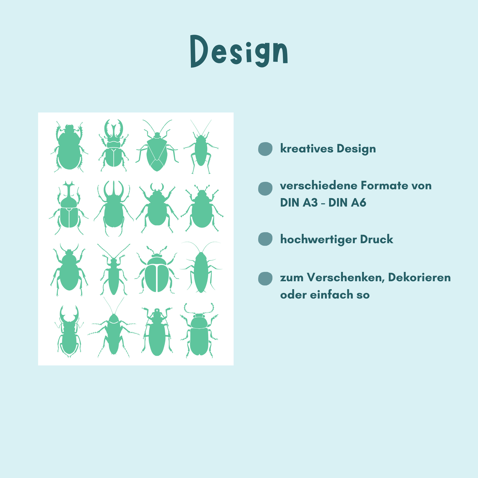 Übersicht zum Poster KÄFER