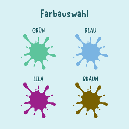 Übersicht der Farbauswahl zum Poster KÄFER von foodigence