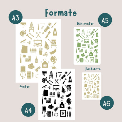 Formatübersicht A6 bis A3