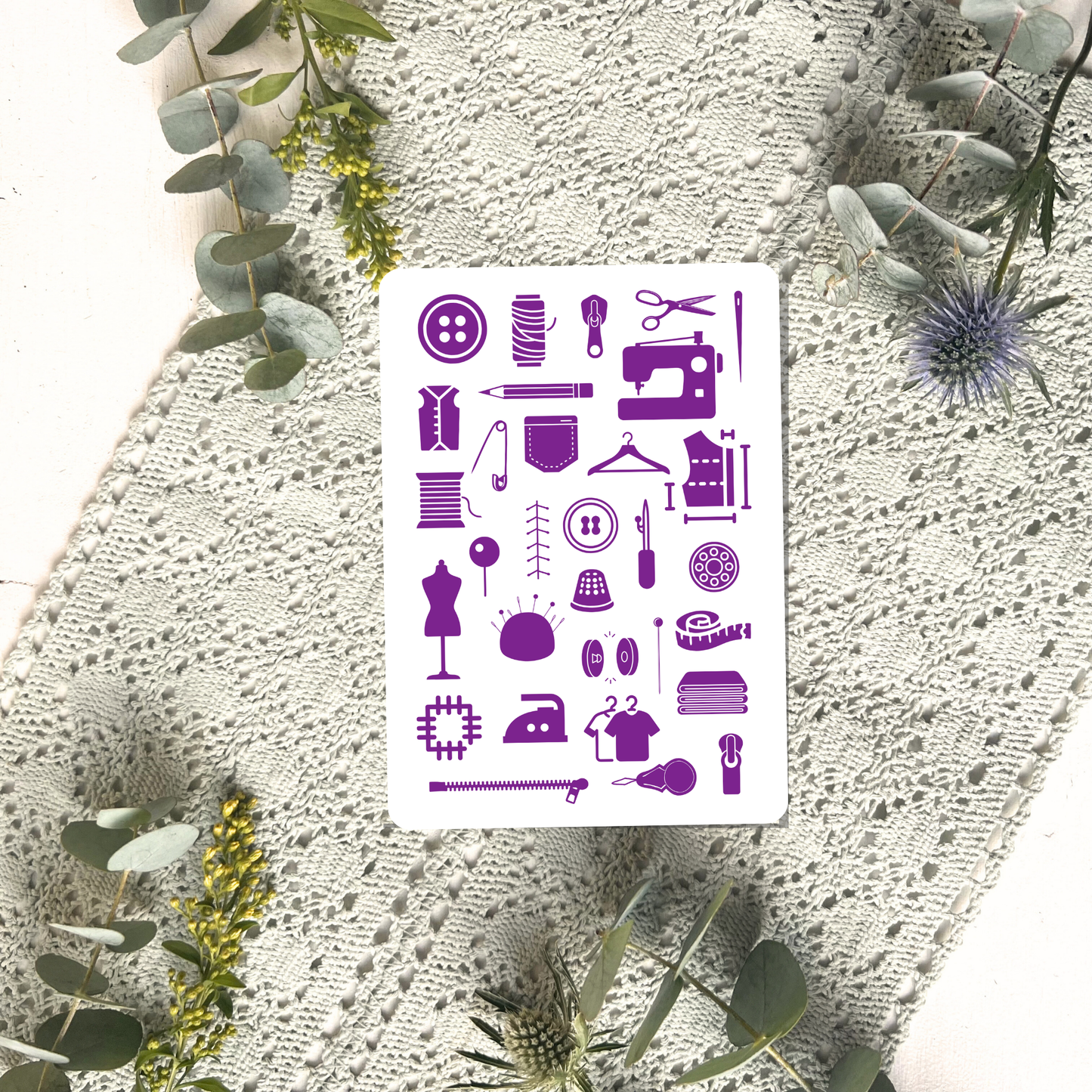 Nähen & Schneidern Karte