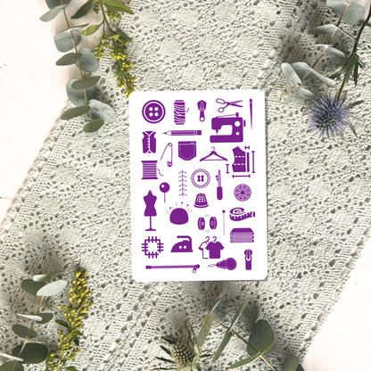 Nähen & Schneidern Karte