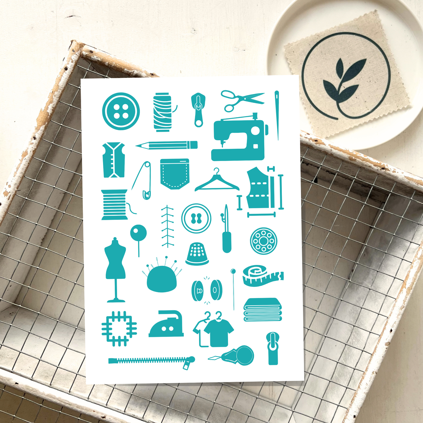 Nähen als Hobby Poster