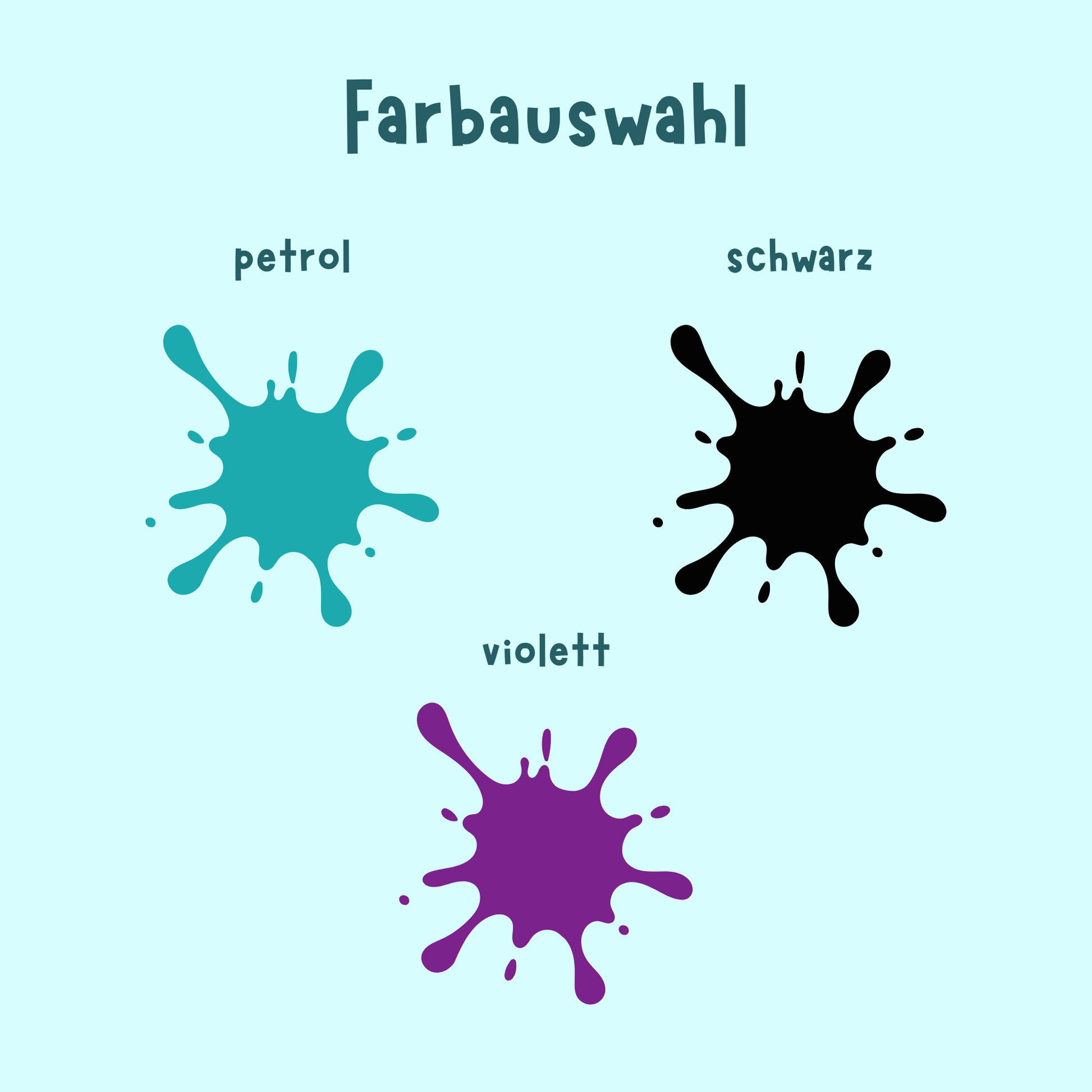 Übersicht Farben Poster