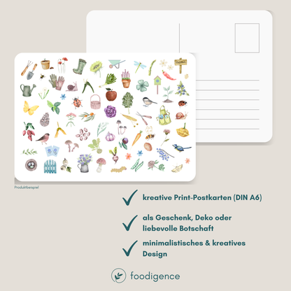 Übersicht zur Serie Hobbies mit Vorder- und Rückseite und weiteren Informationen