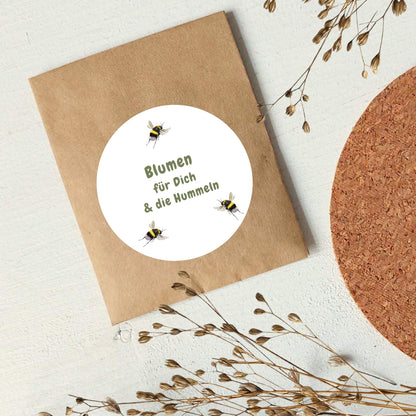 Blumen für Dich & die Hummeln Samentütchen mit Wildblumensamen