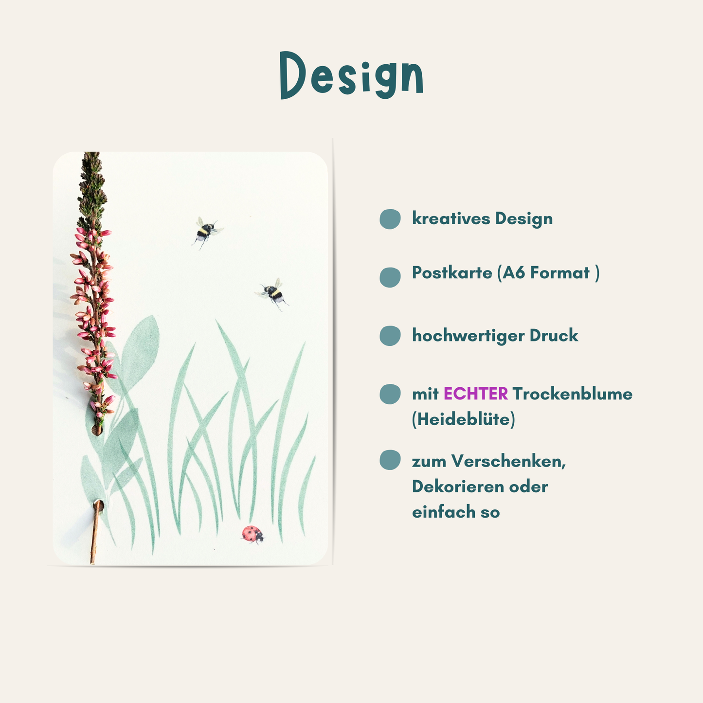 Übersicht Heideblütenkarte