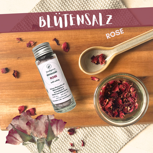 Produktdarstellung Blütensalz ROSE
