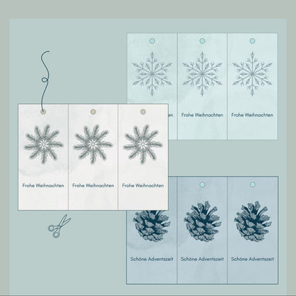 SET 2 mit 3 Geschenkanhänger foodigence Gewinn Adventskalender