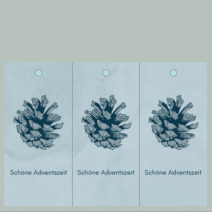 Geschenkanhänger foodigence ZAPFEN Gewinn Adventskalender