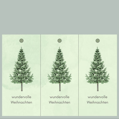 Geschenkanhänger foodigence TANNENBAUM Gewinn Adventskalender