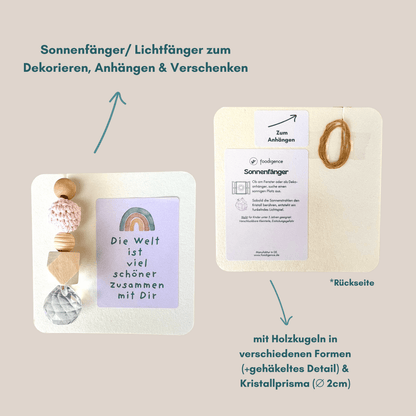 Lichtfänger Beschreibung Vorder- und Rückseite