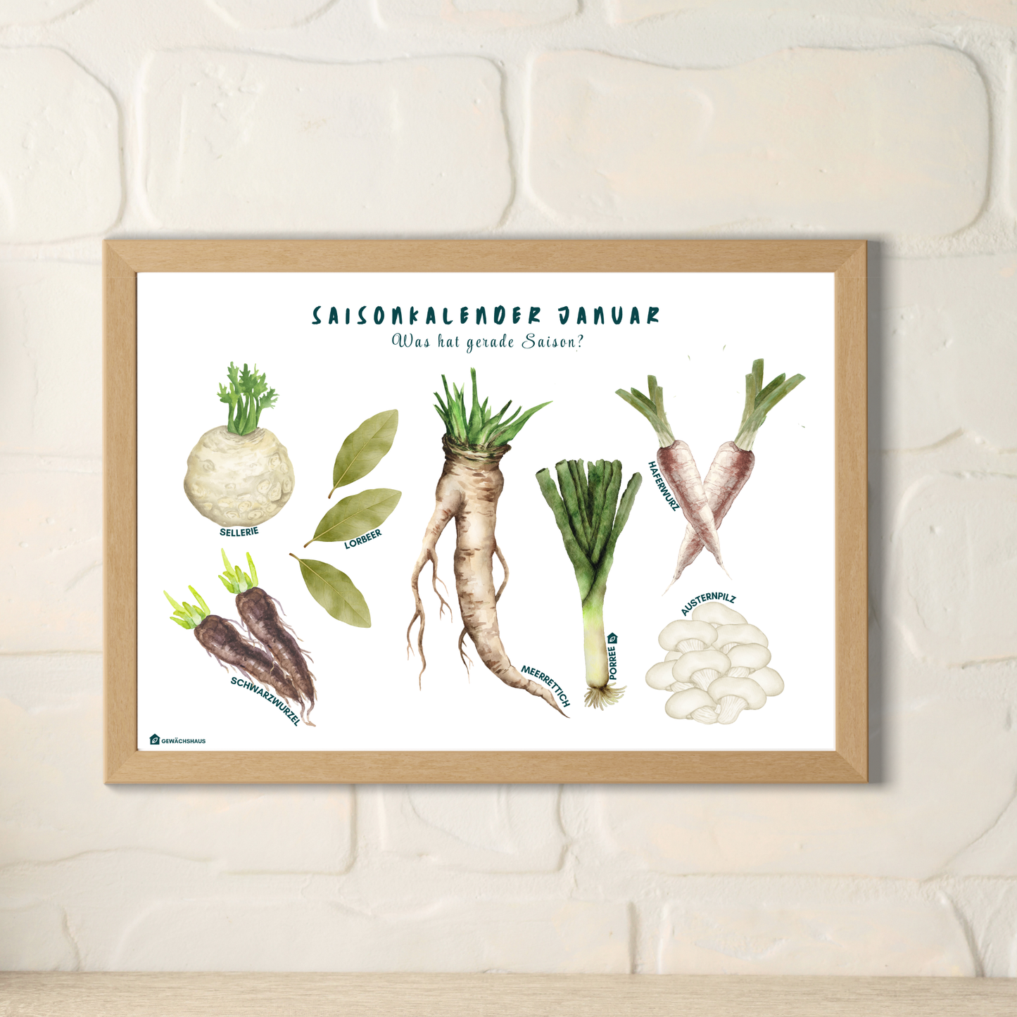 Monat Januar Saisonkalender