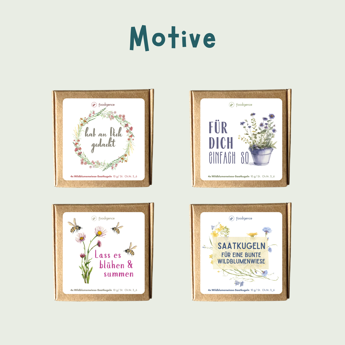 Motivüberblich 4 Designs