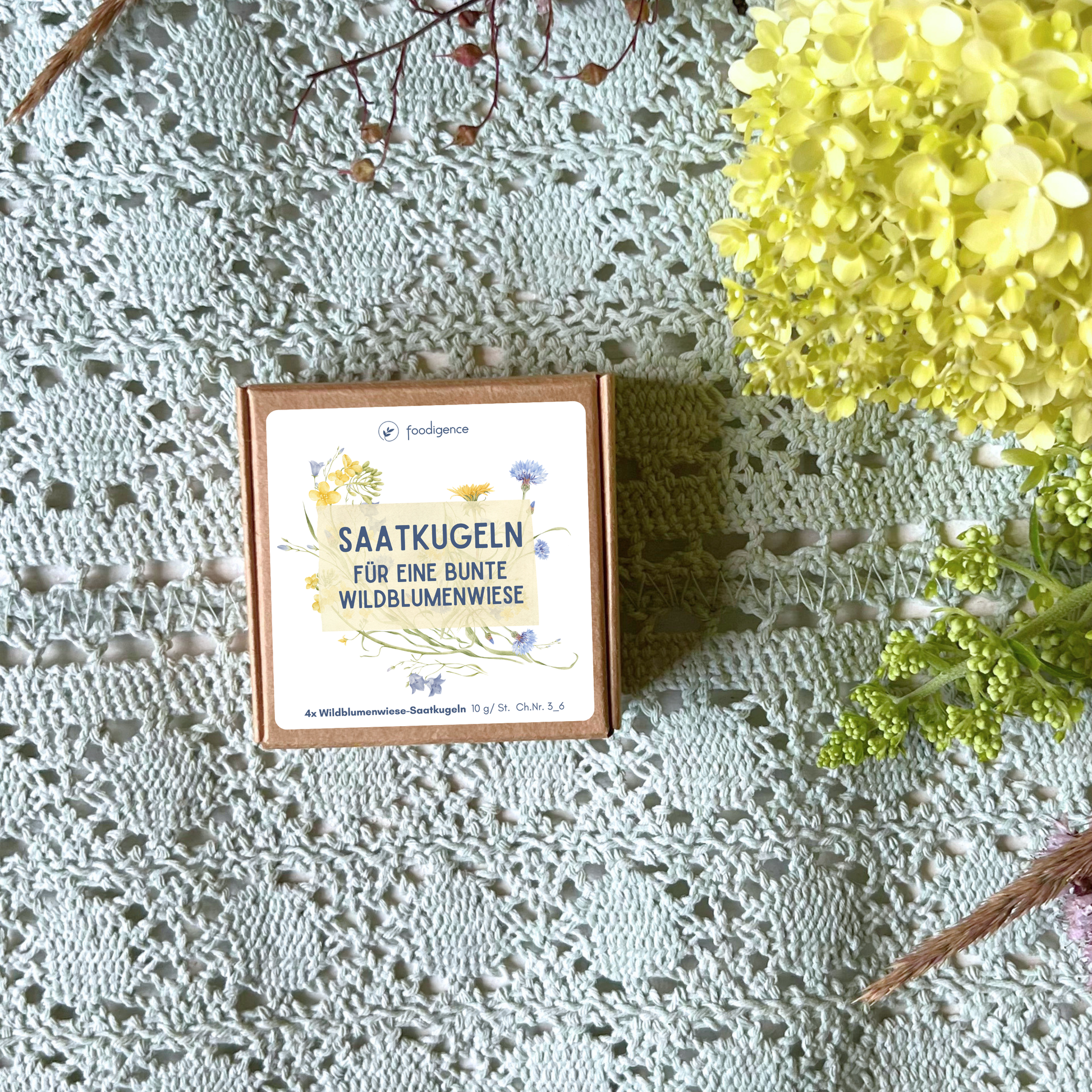 Variante Saatkugeln für eine bunte Wildblumenwiese